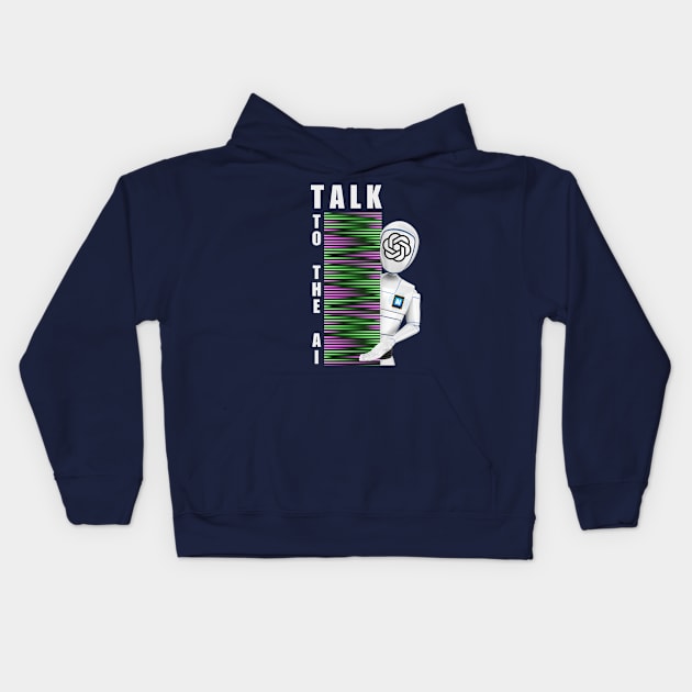 Chat GPT AI tool Kids Hoodie by Tharaka Bandara